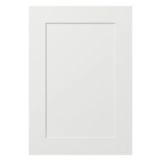 A shaker door made to a standard Howdens base-unit size