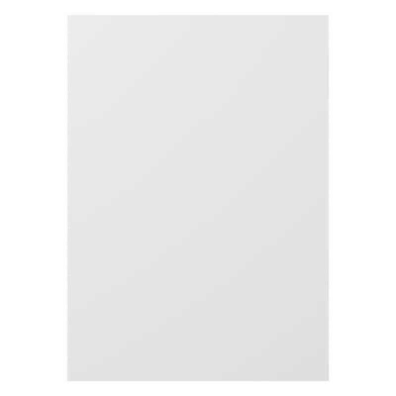 Slab door, front elevation
